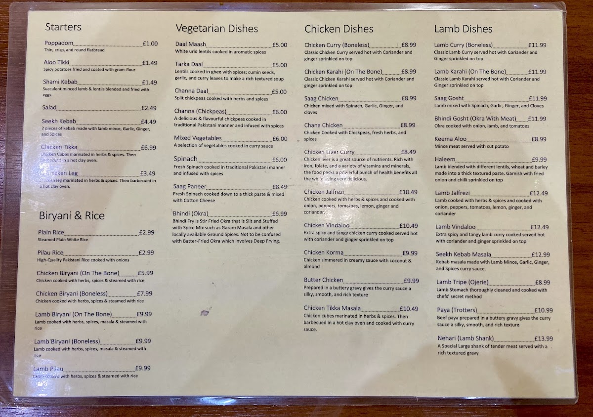 Saravana Bhavan Menu - Image 5